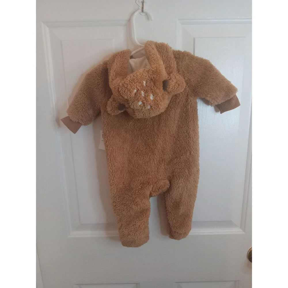 Old Navy‎  Hooded Critter Footed Sherpa One-piece  for Baby Size  0-3Month
